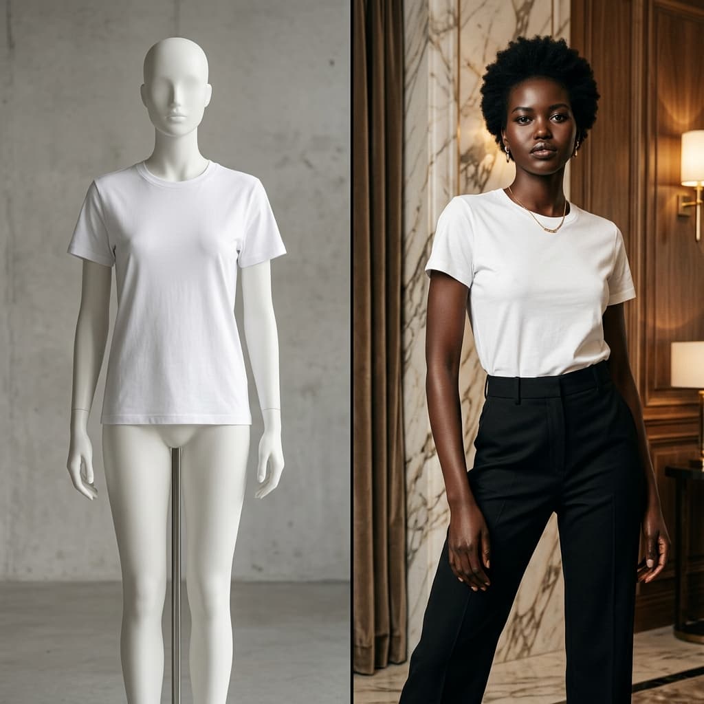 AI Model Generation Demo: Mannequin to High-End Model