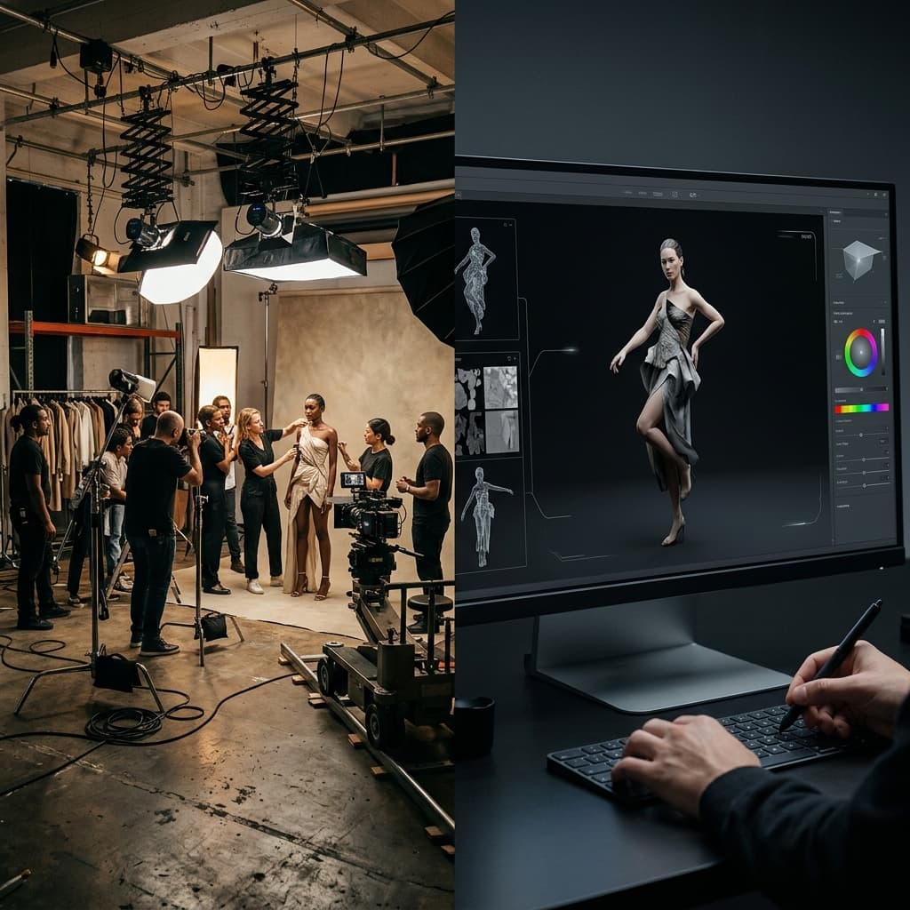 AI vs Traditional Photoshoots Comparison
